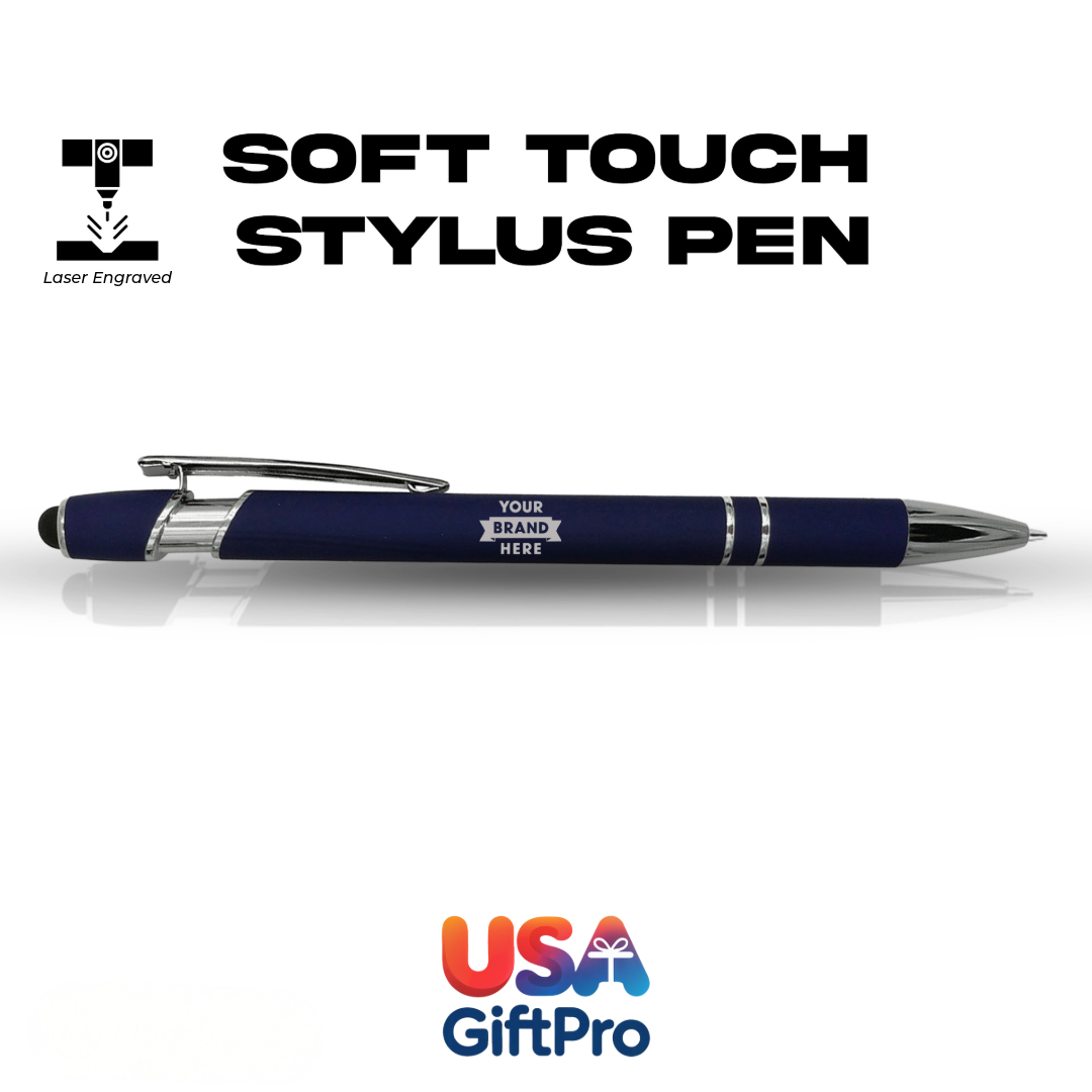 Soft Touch Stylus Pen – Customizable Smooth Writing & Touchscreen Compatibility