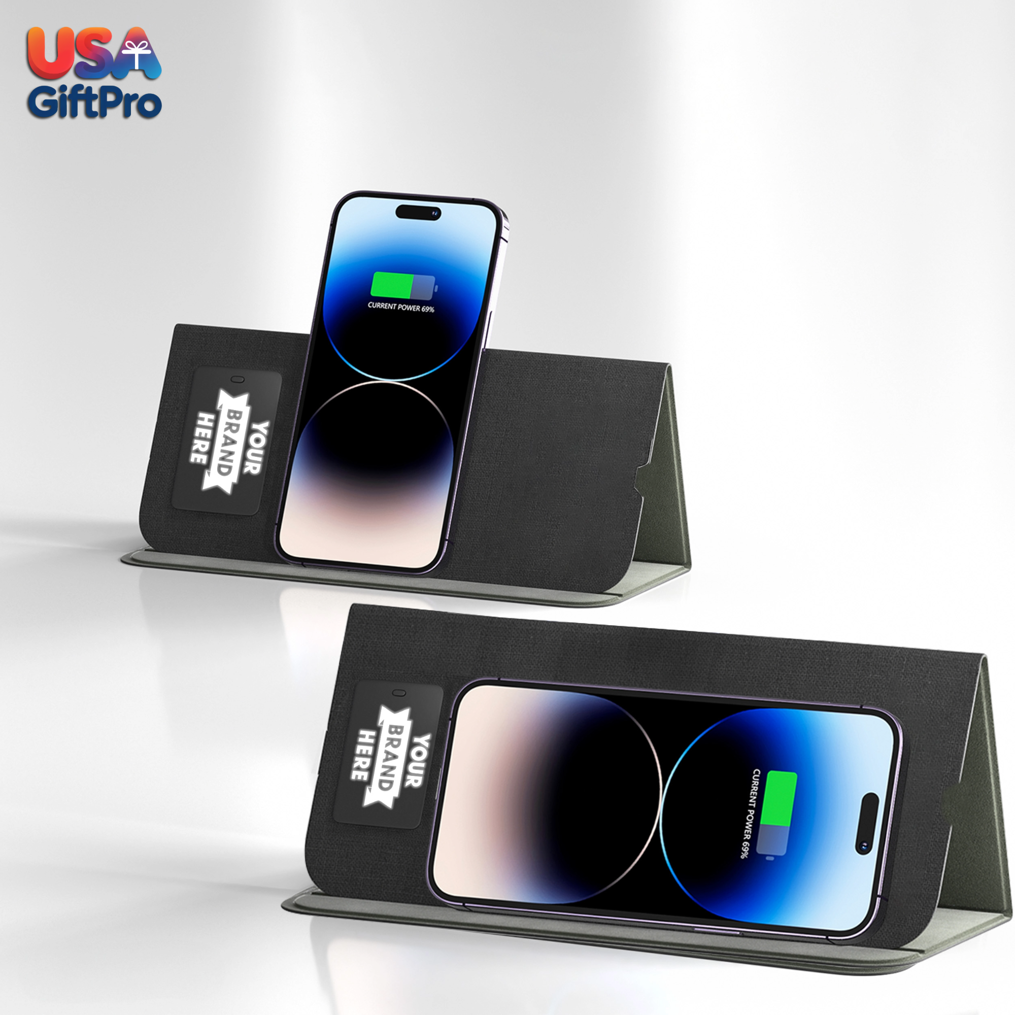 Customizable Foldable Wireless Charging Mouse Pad