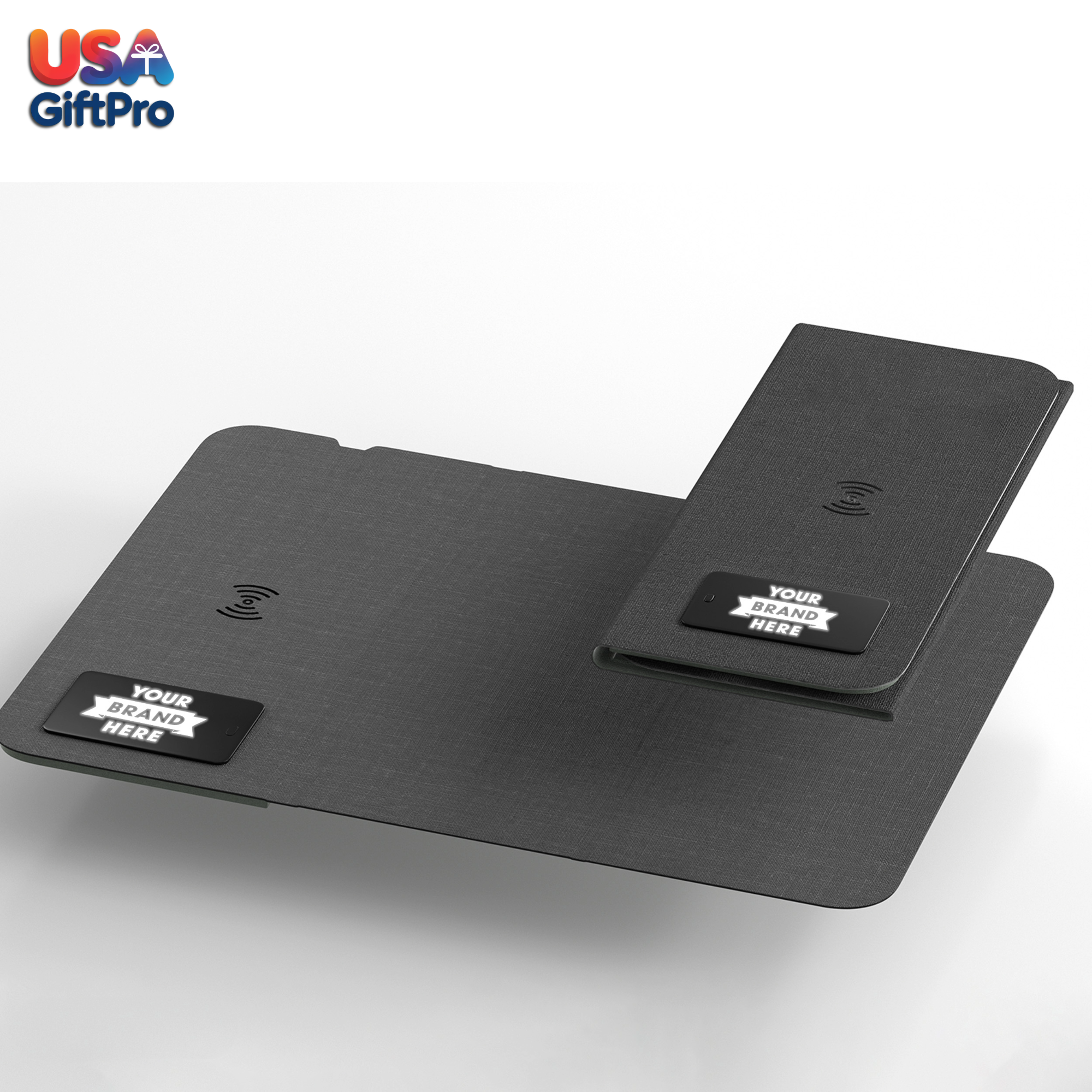 Customizable Foldable Wireless Charging Mouse Pad