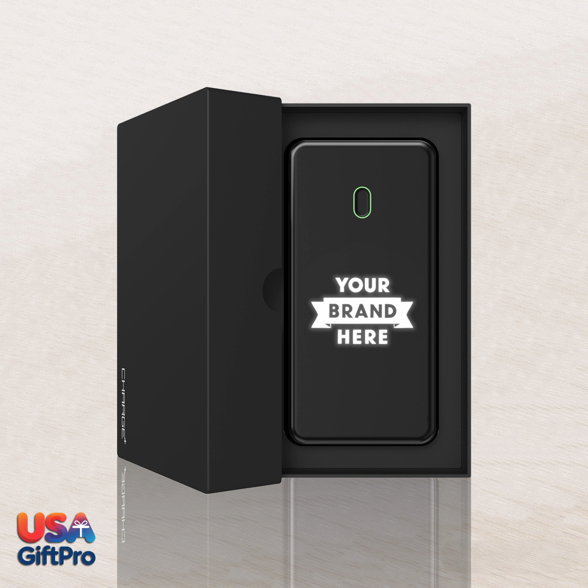 Customizable Black 10,000mAh MagSafe Portable Charger – 20W Wireless & PD Charging