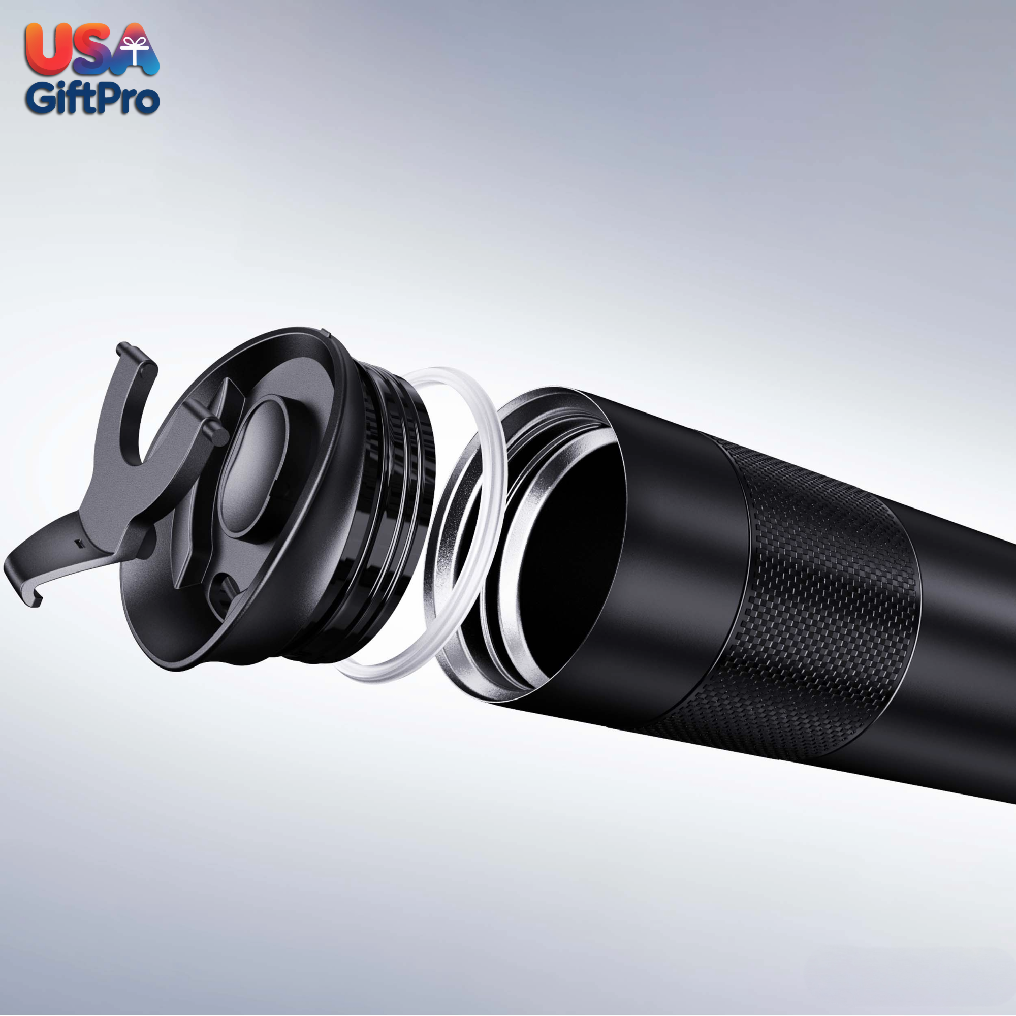 Premium Customizable 18oz Tumbler – Laser Engraved Stainless Steel, Includes Black or Navy Blue