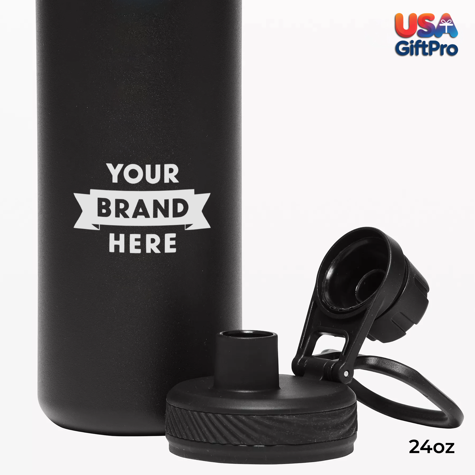 Premium Customizable 24oz Double Wall Thermos – Leak-Proof Stainless Steel