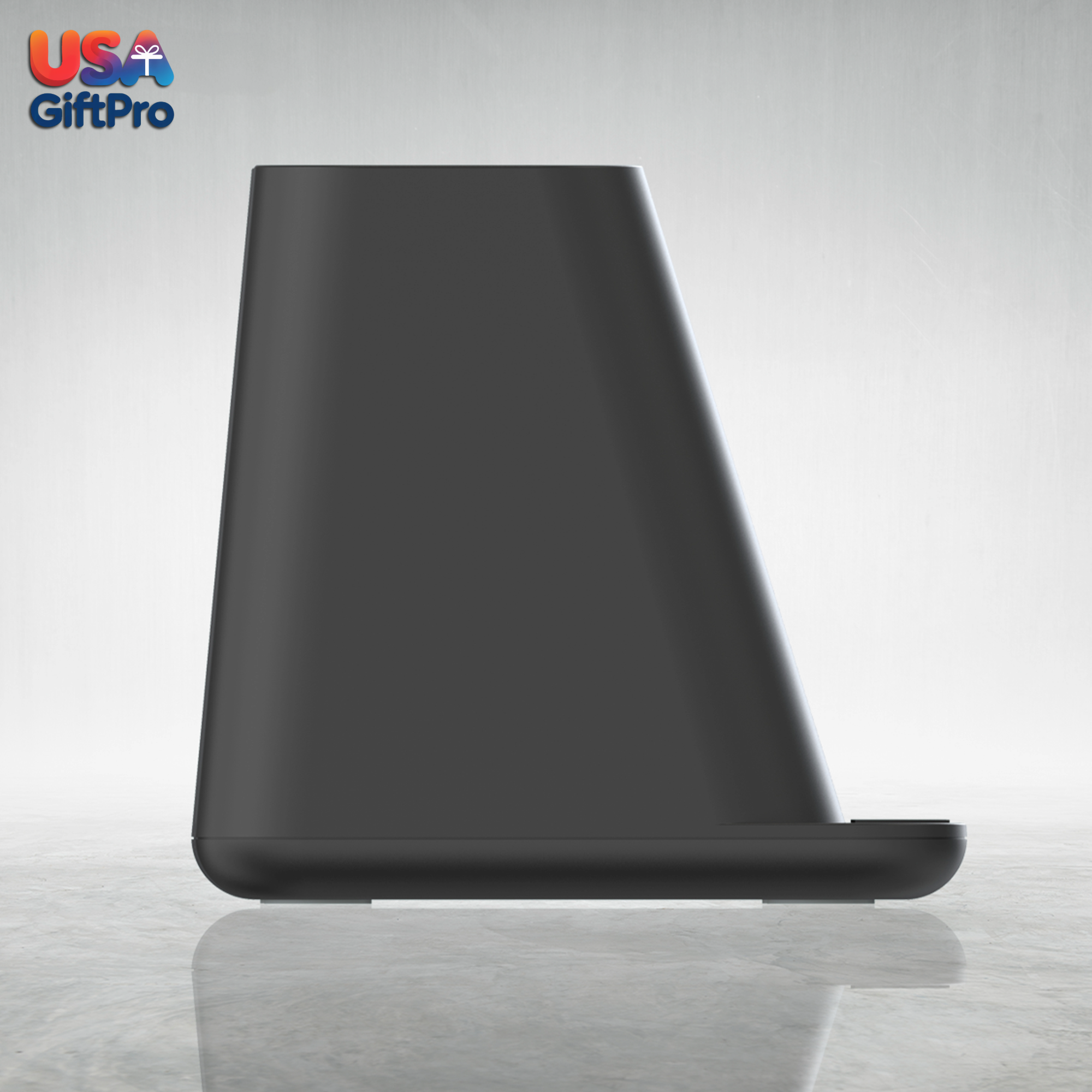 Customizable Desk Organizer with 10W Wireless Charger & Dual USB Outputs