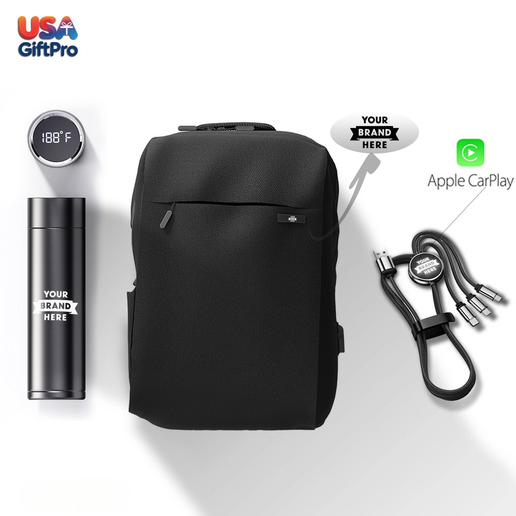 Premium Tech Customizable Backpack Gift Set BX-1