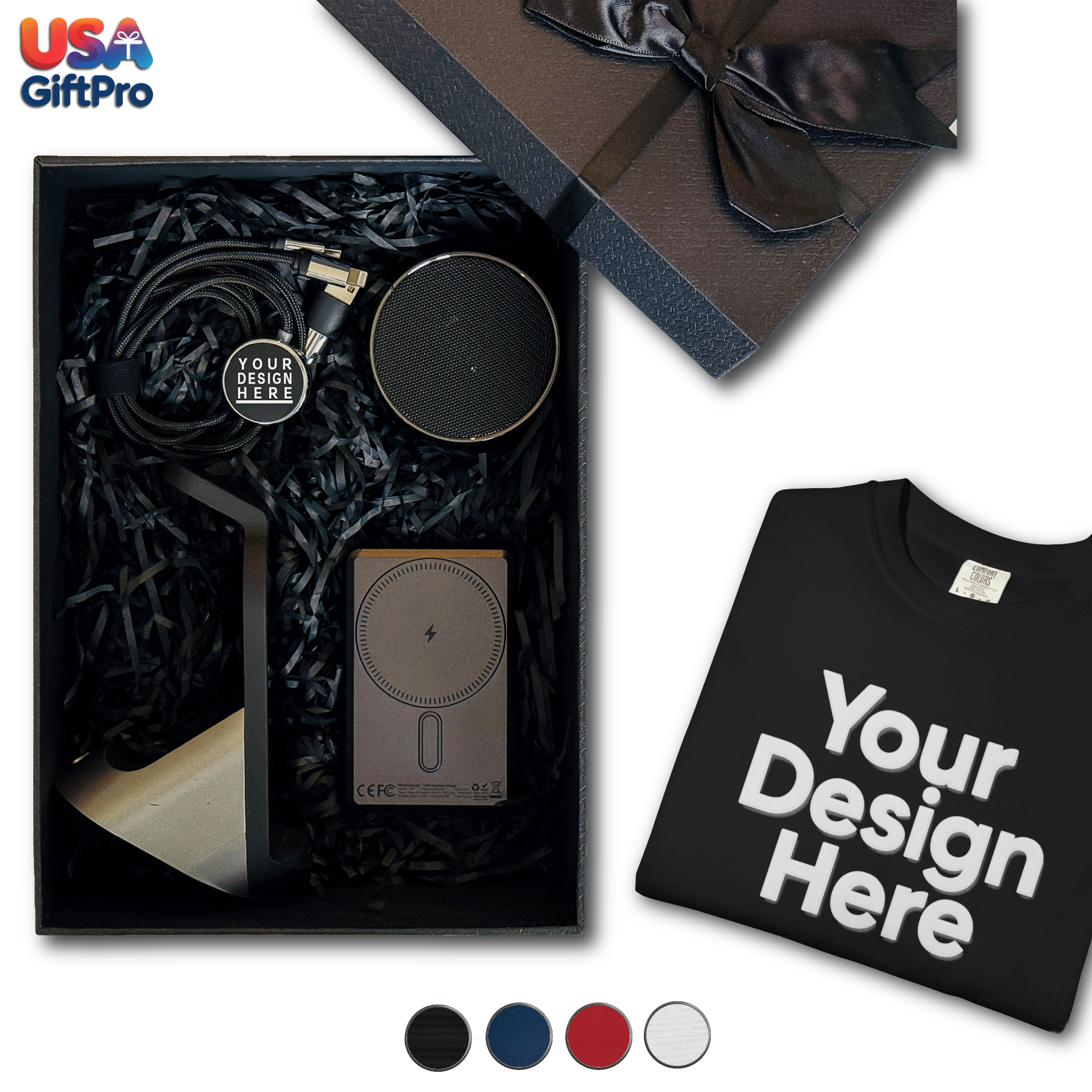 Company Premium Gift Box, Premium Client Gift Box, Company New Year Gift Box With Shirt, Company Holiday Gift Box, CB-14