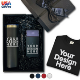 Personalized custom company logo smart thermos gift box for office staff