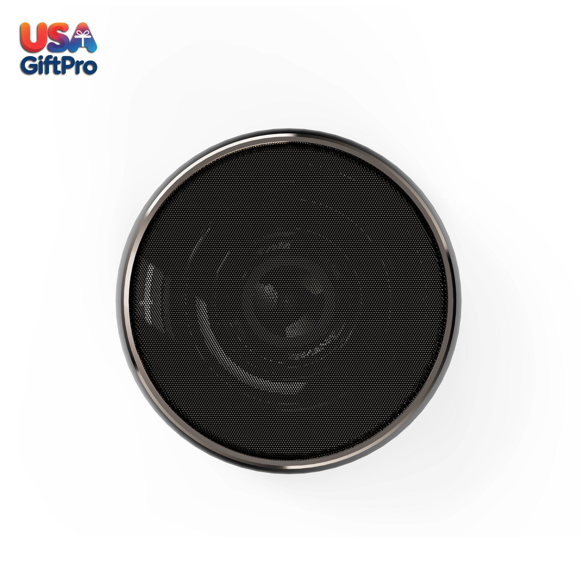 Premium Titanium Portable Speaker – Customizable Gun Gloss Finish, Wireless Bluetooth