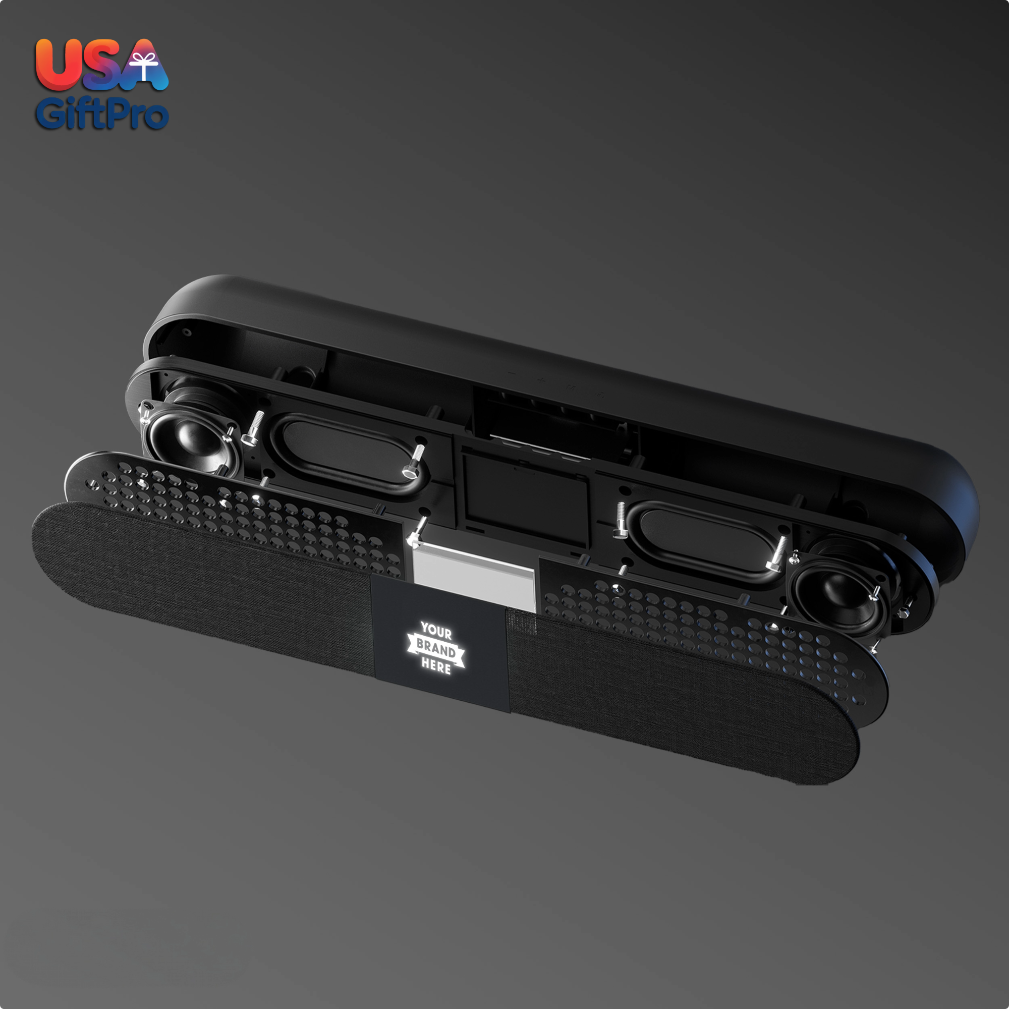 Customizable 20W Wireless Sound Bar – Bluetooth 5.0, HDMi & AUX Connectivity