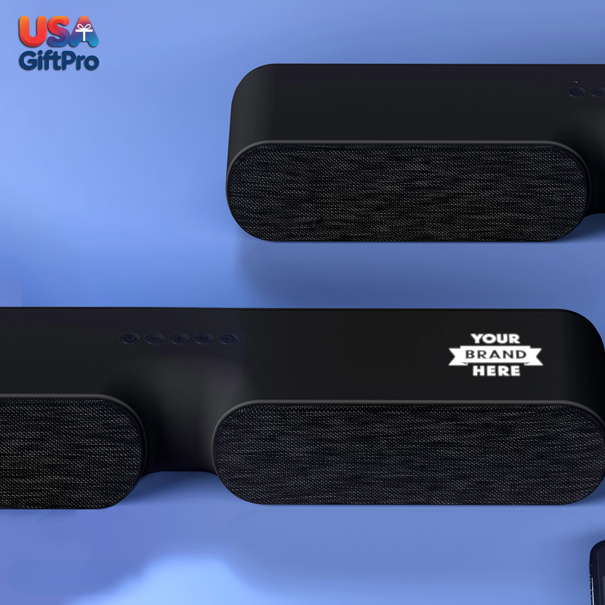 Customizable 20W Bluetooth Soundbar with Light-Up Features – Corporate Gift Ready