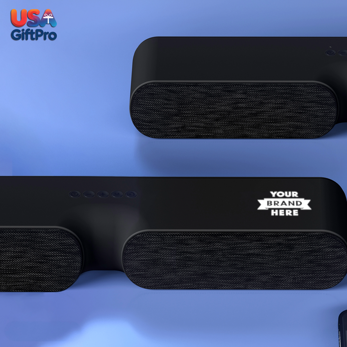 Customizable 20W Bluetooth Soundbar with Light-Up Features – Corporate Gift Ready