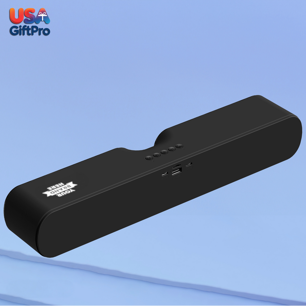 Customizable 20W Bluetooth Soundbar with Light-Up Features – Corporate Gift Ready