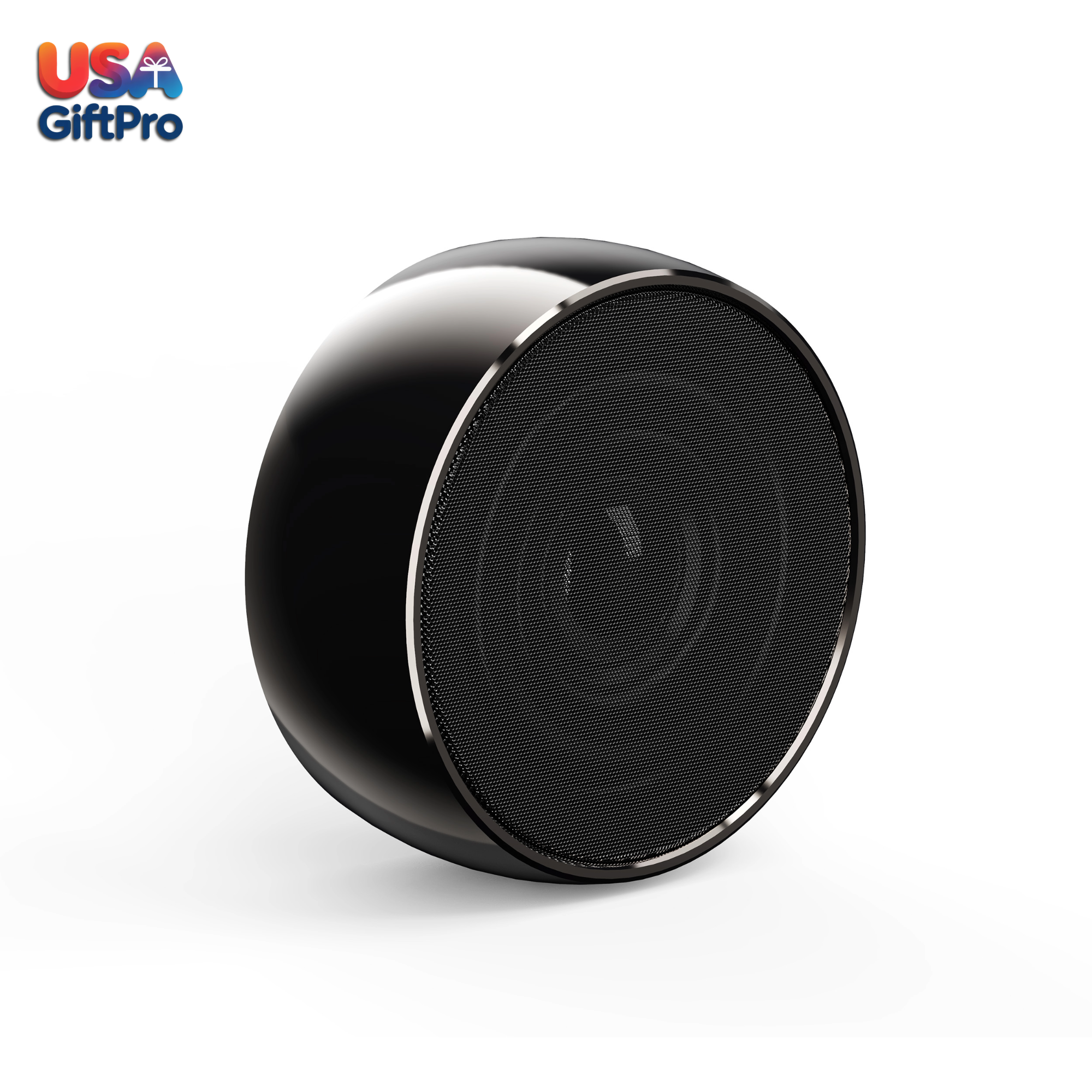 Premium Titanium Portable Speaker – Customizable Gun Gloss Finish, Wireless Bluetooth