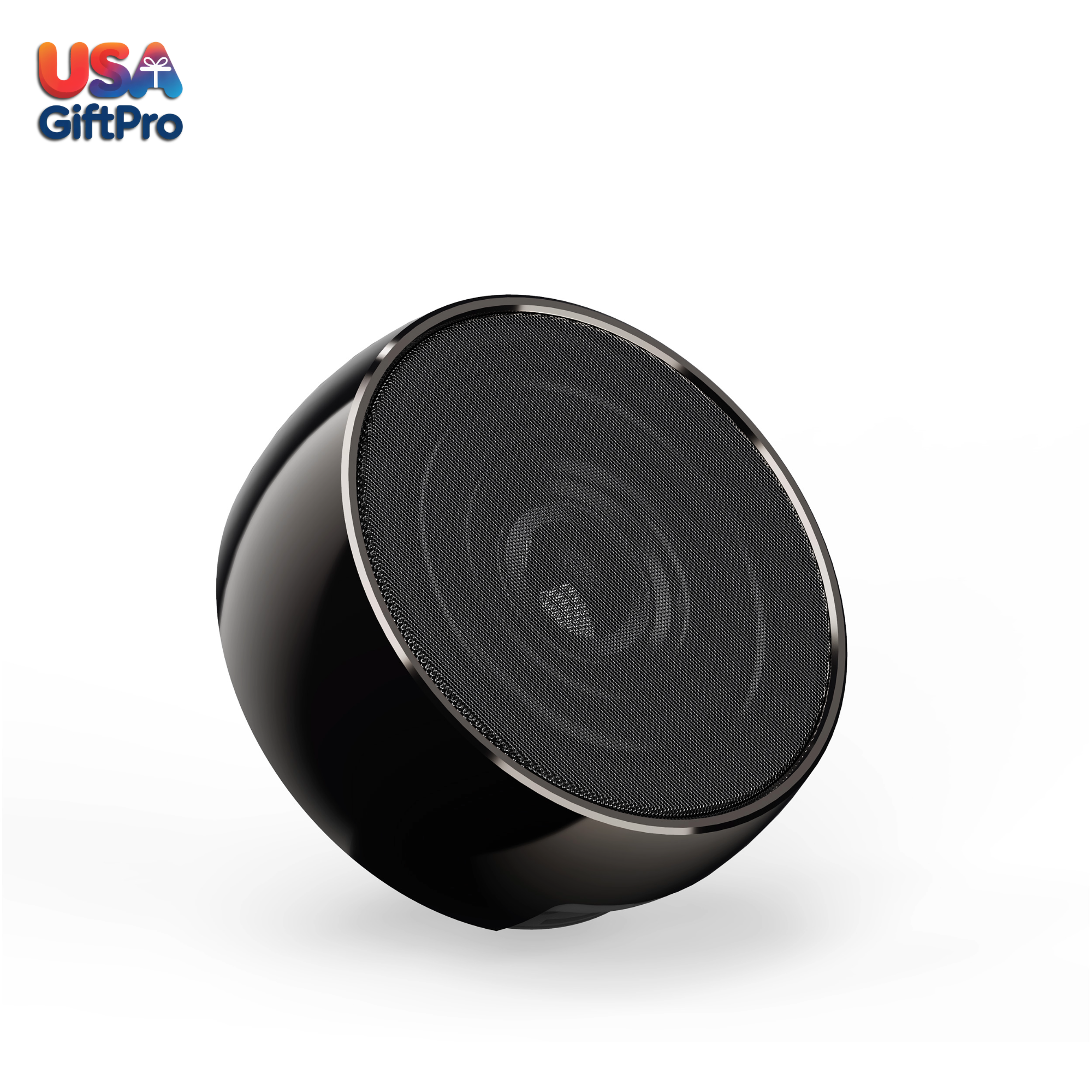 Premium Titanium Portable Speaker – Customizable Gun Gloss Finish, Wireless Bluetooth